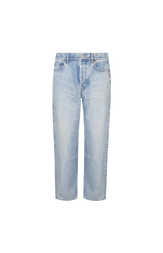 Clear blue jeans