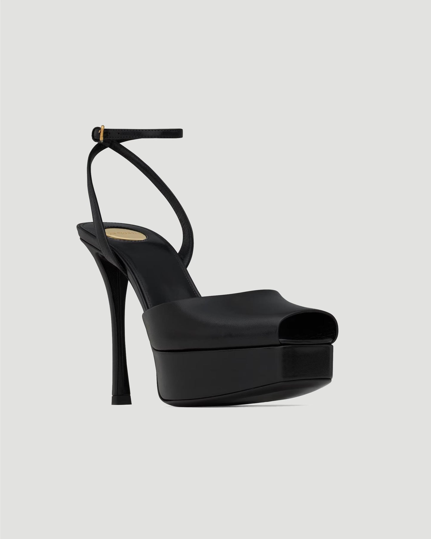 La Sandale Platform Sandals in Smooth Leather