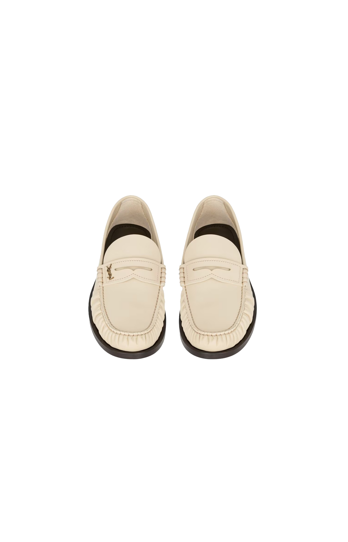 Laurent Loafers in Smooth Leather in White