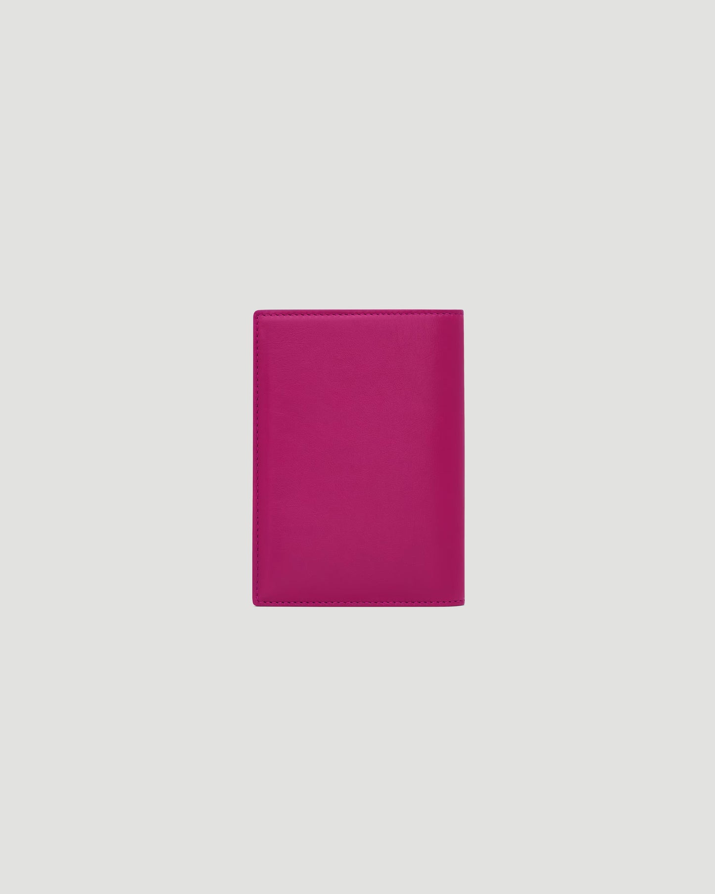 SHINY LEATHER PASSPORT HOLDER