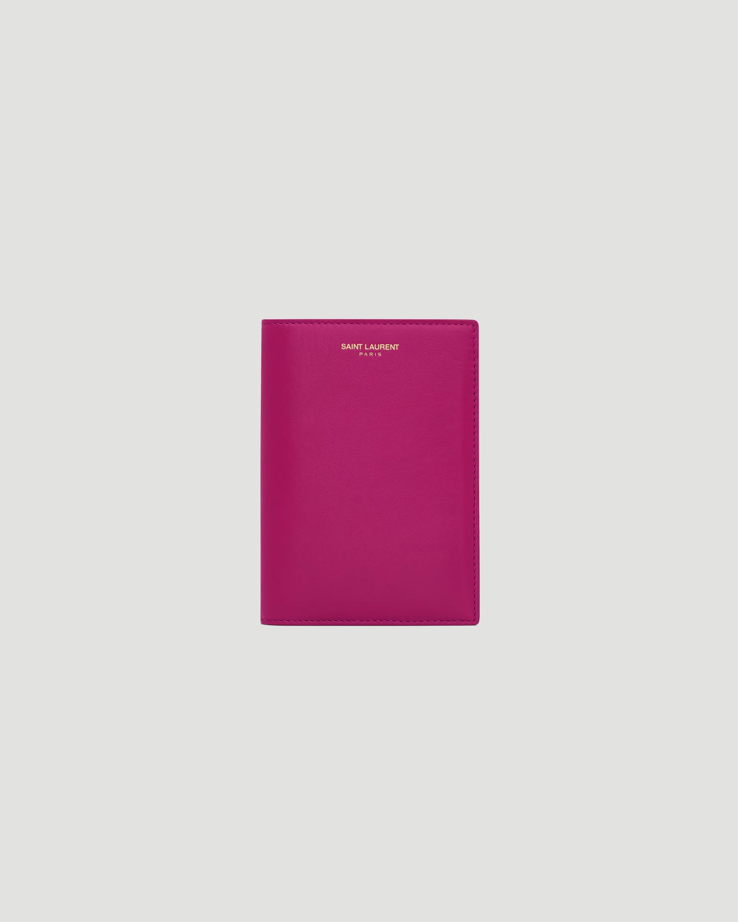 SHINY LEATHER PASSPORT HOLDER