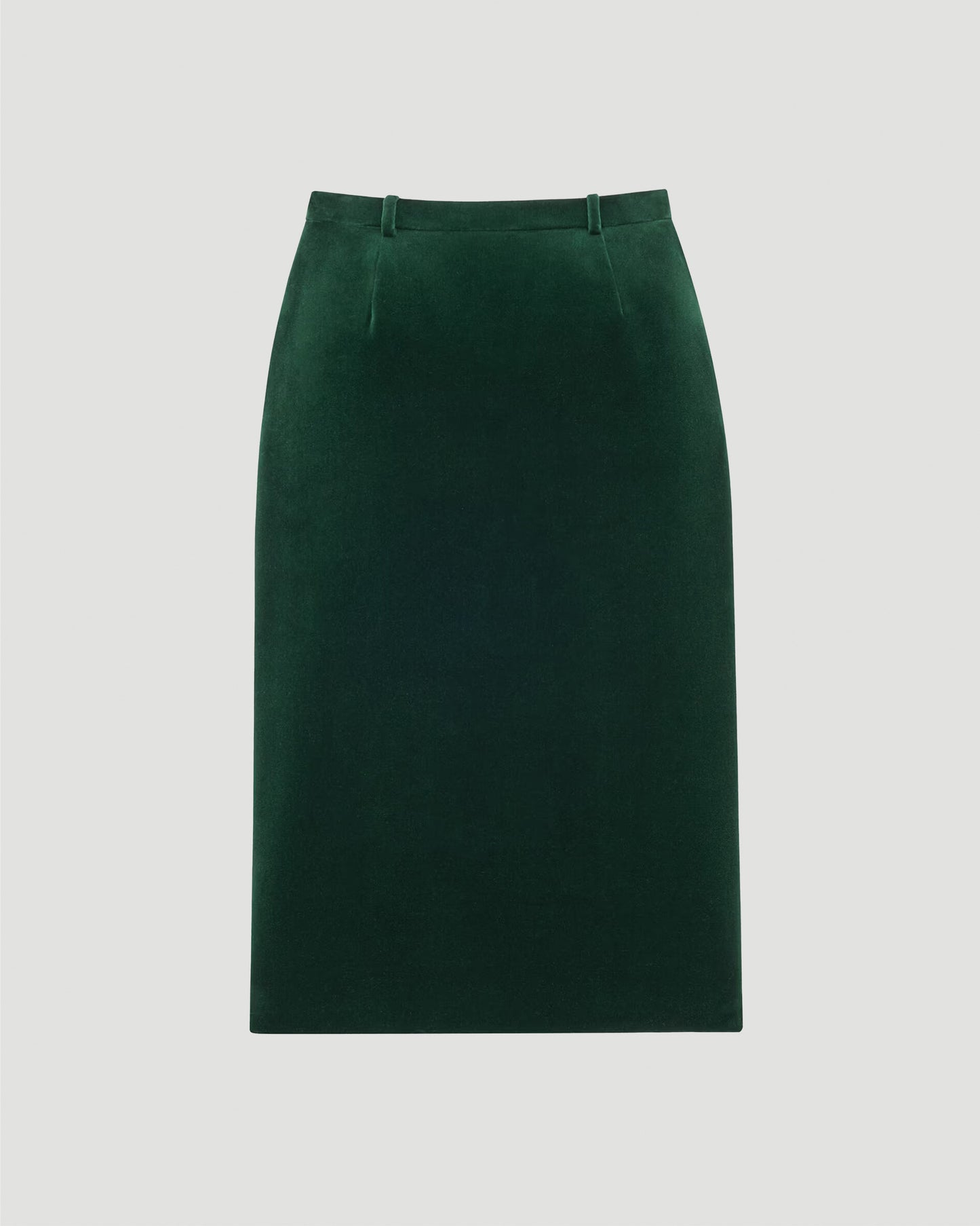 Midi Wrap Skirt in Velvet