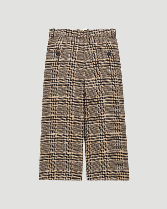 Culottes in Prince of Wale Silk And Cashmere