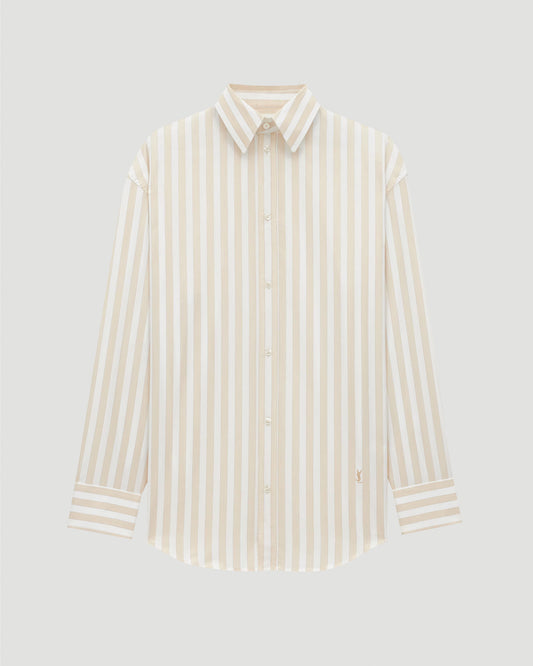 Cassandre Shirt in Striped Cotton