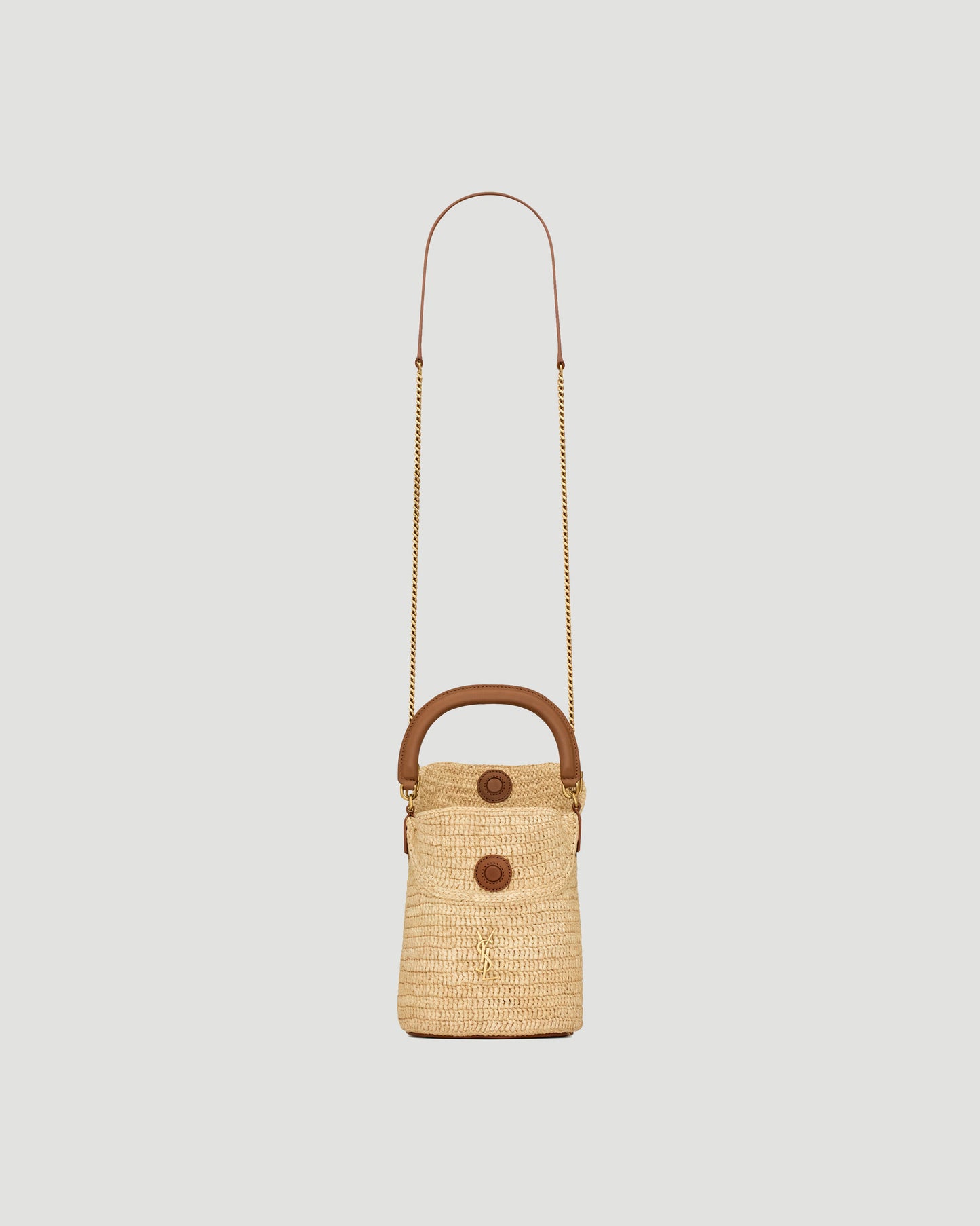 Gaby Bucket Bag in Raffia