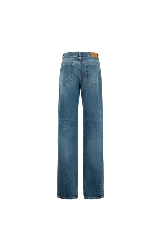 Straight-Leg Nico Jeans in Blue