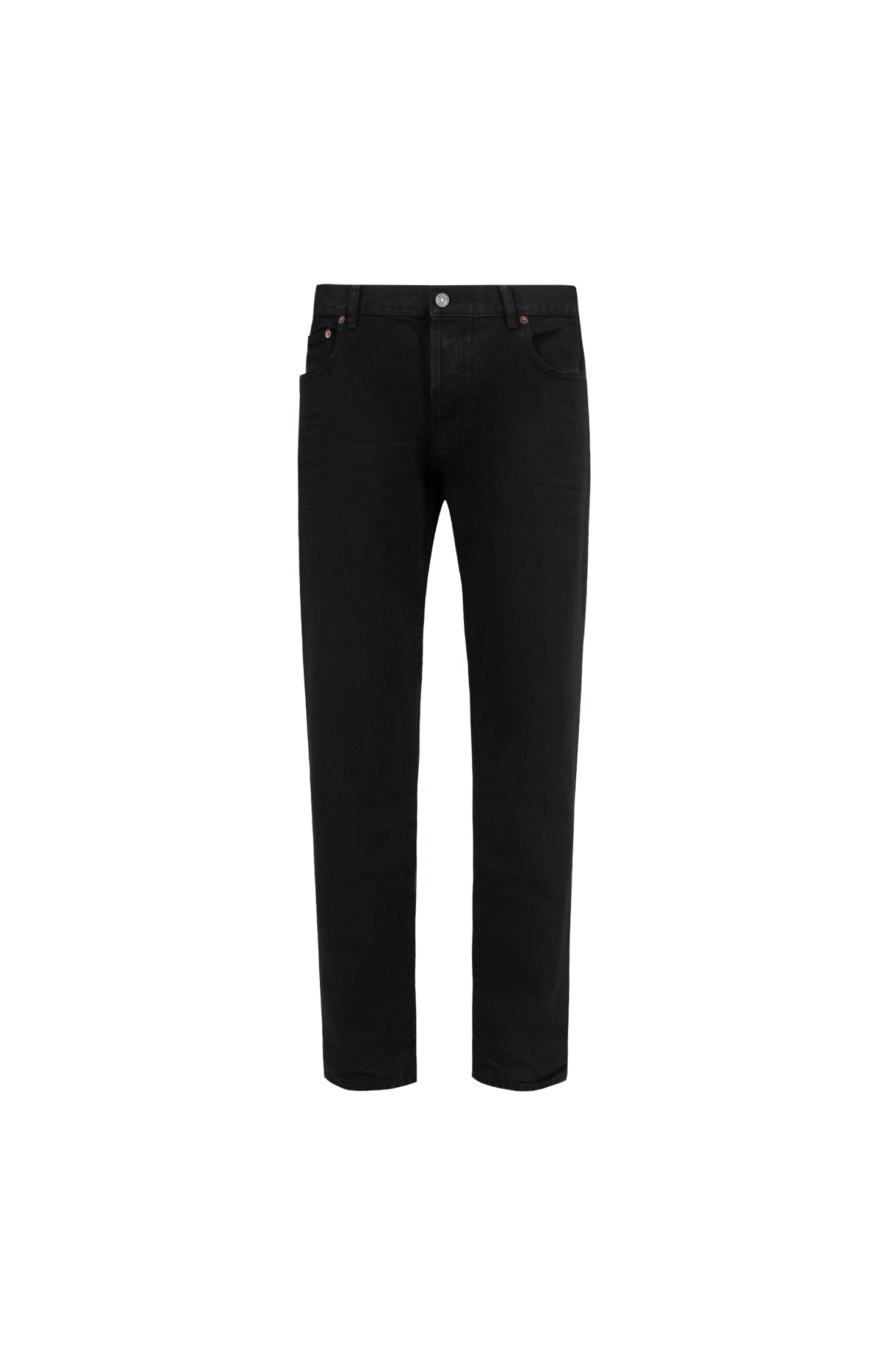 Straight-Leg Jeans in Black