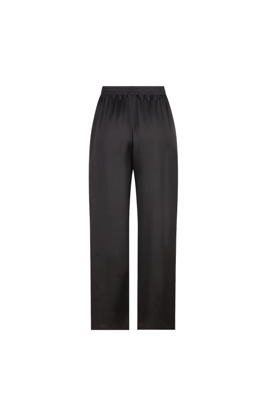 Pants in silk satin