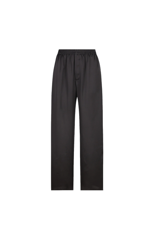 Pants in silk satin