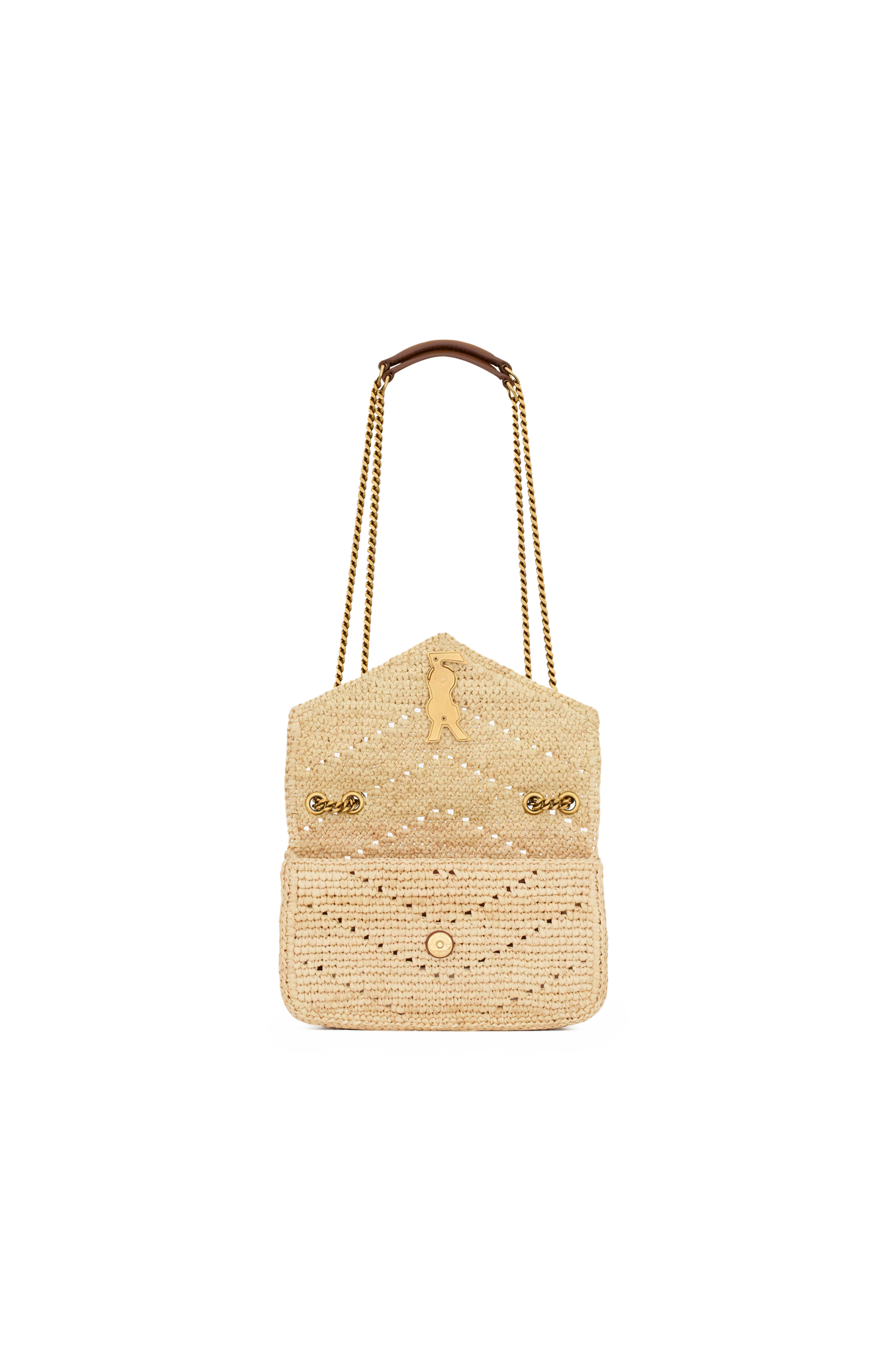 Loulou Mini Shoulder Bag in Raffia