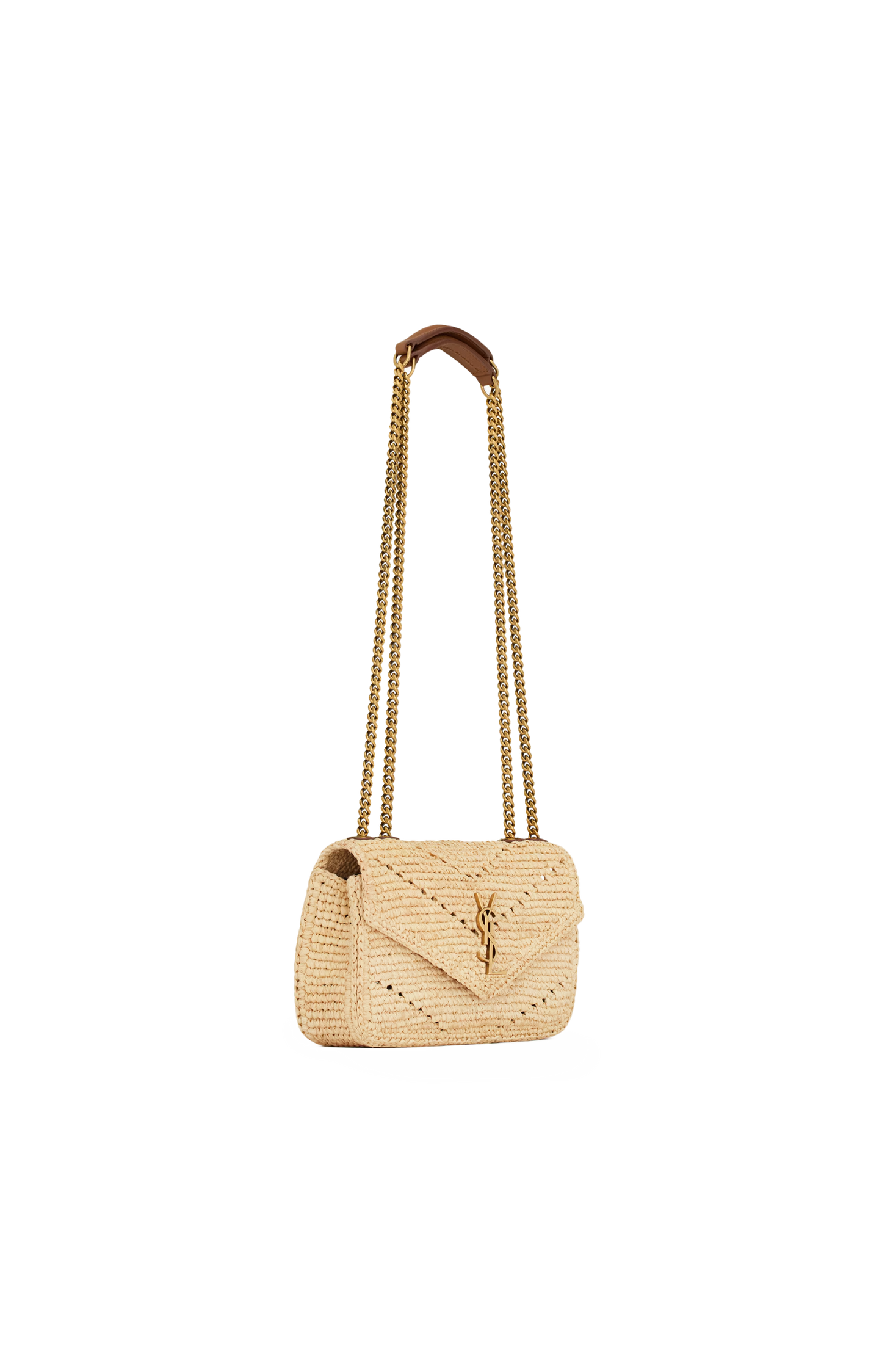 Loulou Mini Shoulder Bag in Raffia