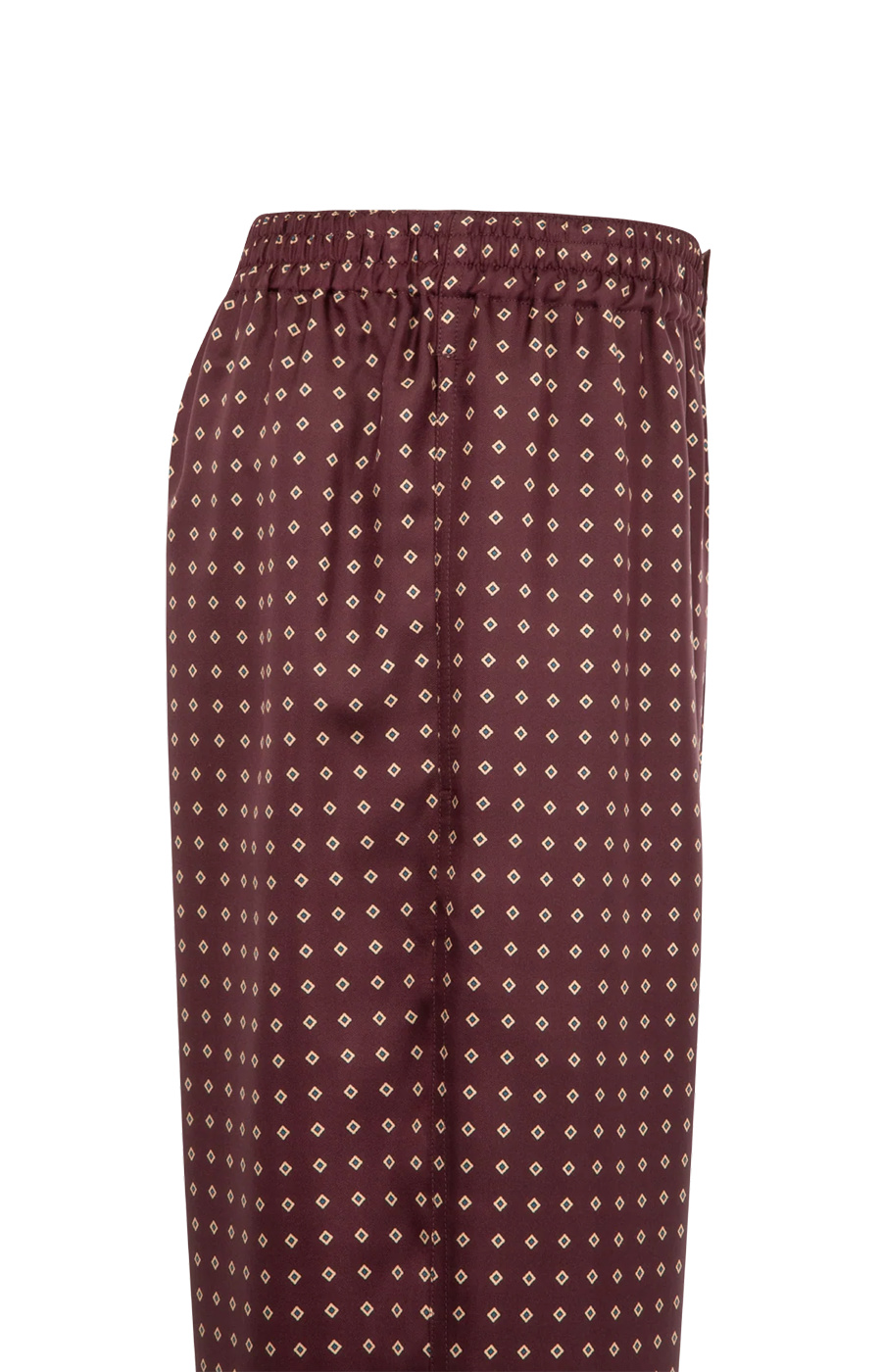 Saint Laurent Pajama Pants in Diamond Silk Satin