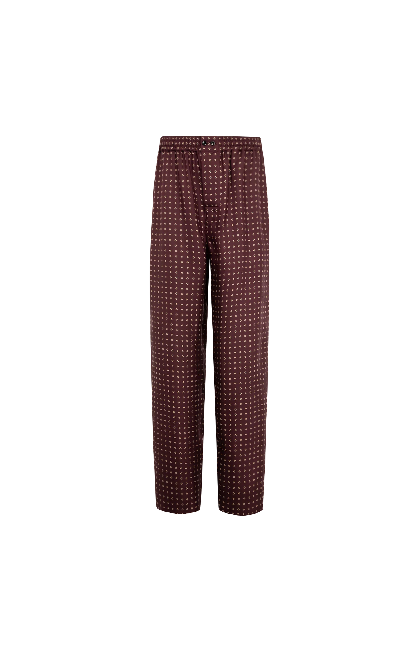 Saint Laurent Pajama Pants in Diamond Silk Satin