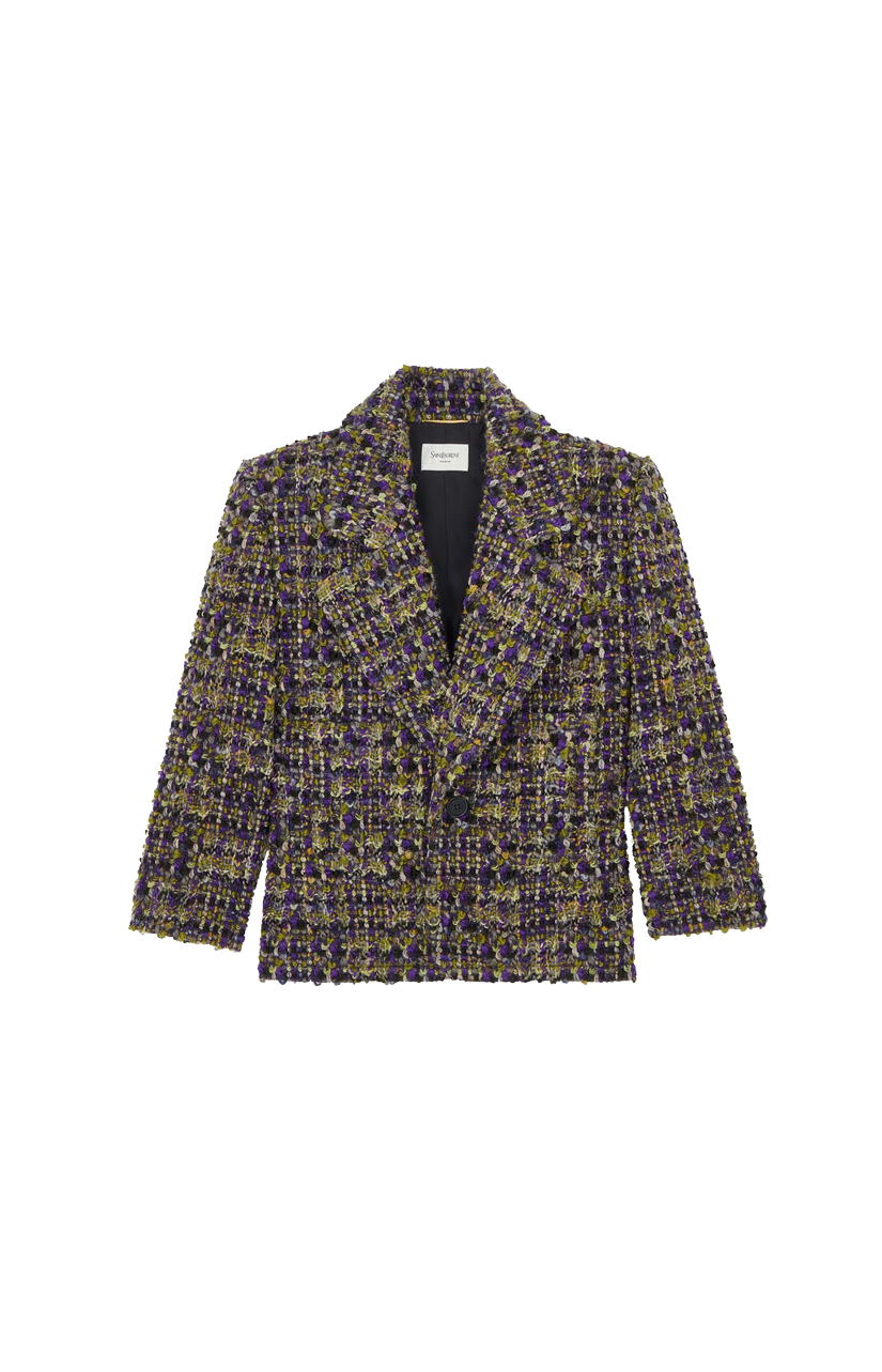 Single-Breasted Jacket in Tweed