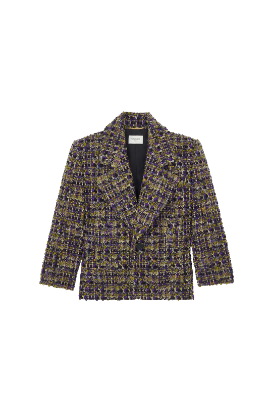 Single-Breasted Jacket in Tweed