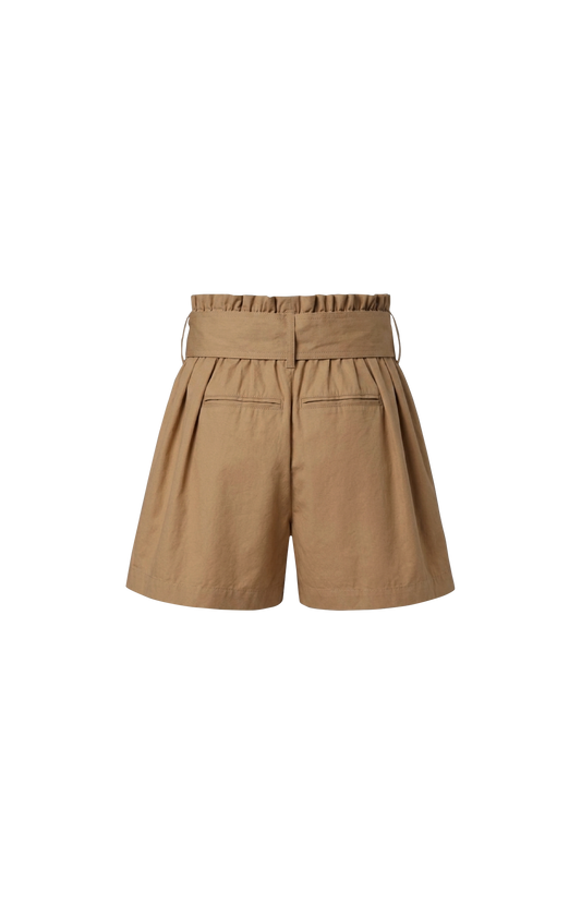 Saint Laurent Paperbag Bermuda Shorts in Cotton