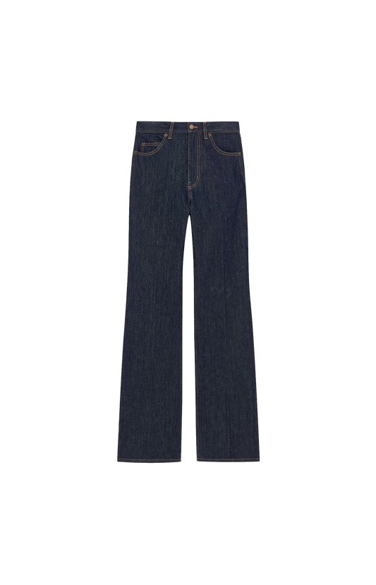 70's High-Rise Jeans in Dark Night Blue