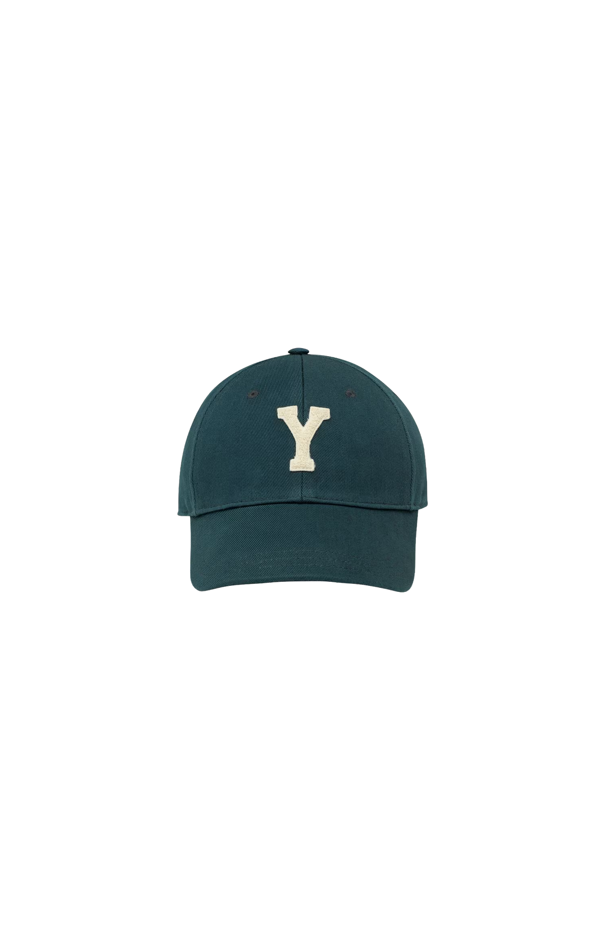 Y Varsity Cap in Gabardine in Green