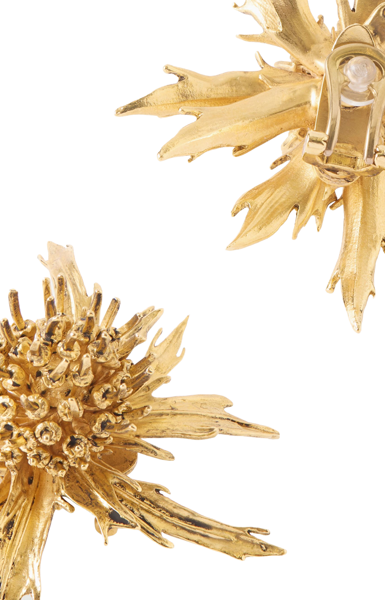 Chardon Gold-Tone Clip Earrings