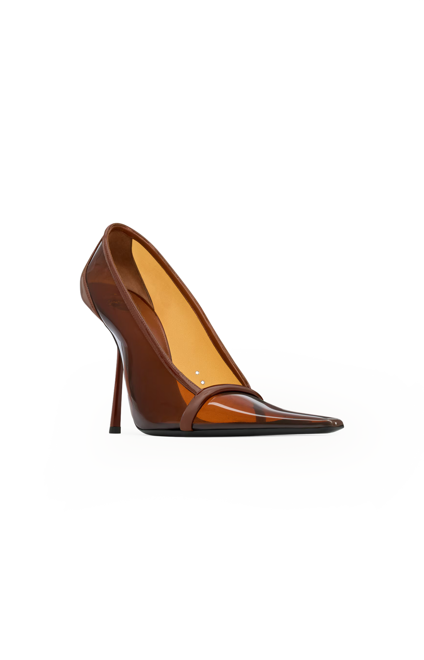 Brigitte Pumps in TPU and Patent Leather