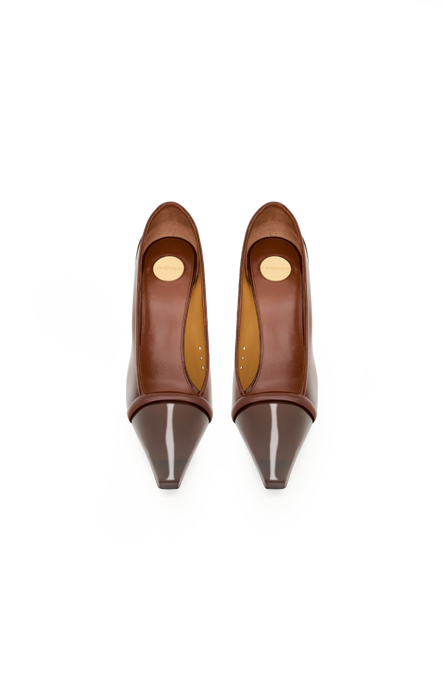 Brigitte Pumps in TPU and Patent Leather