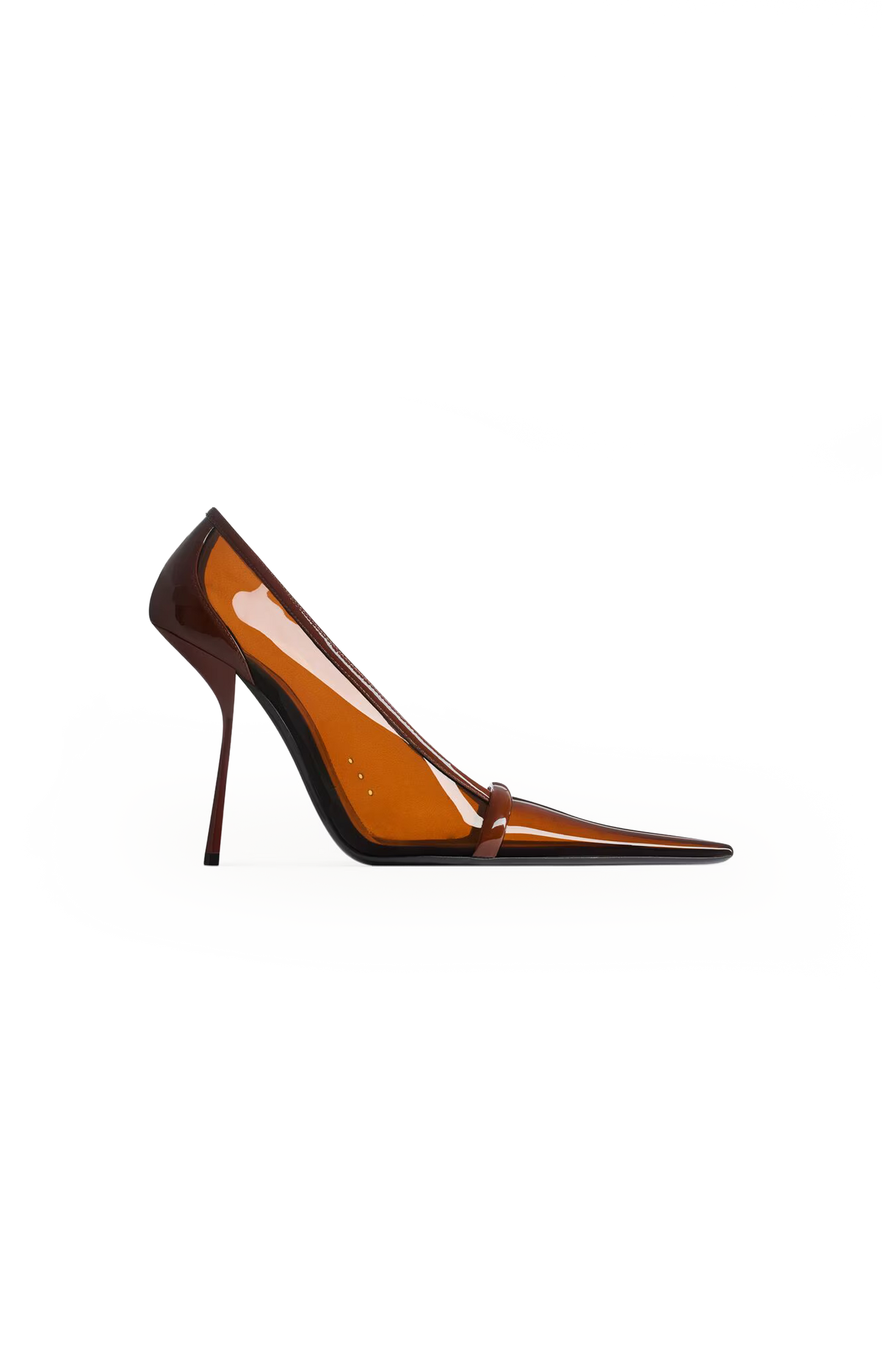 Brigitte Pumps in TPU and Patent Leather