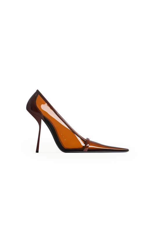 Brigitte Pumps in TPU and Patent Leather