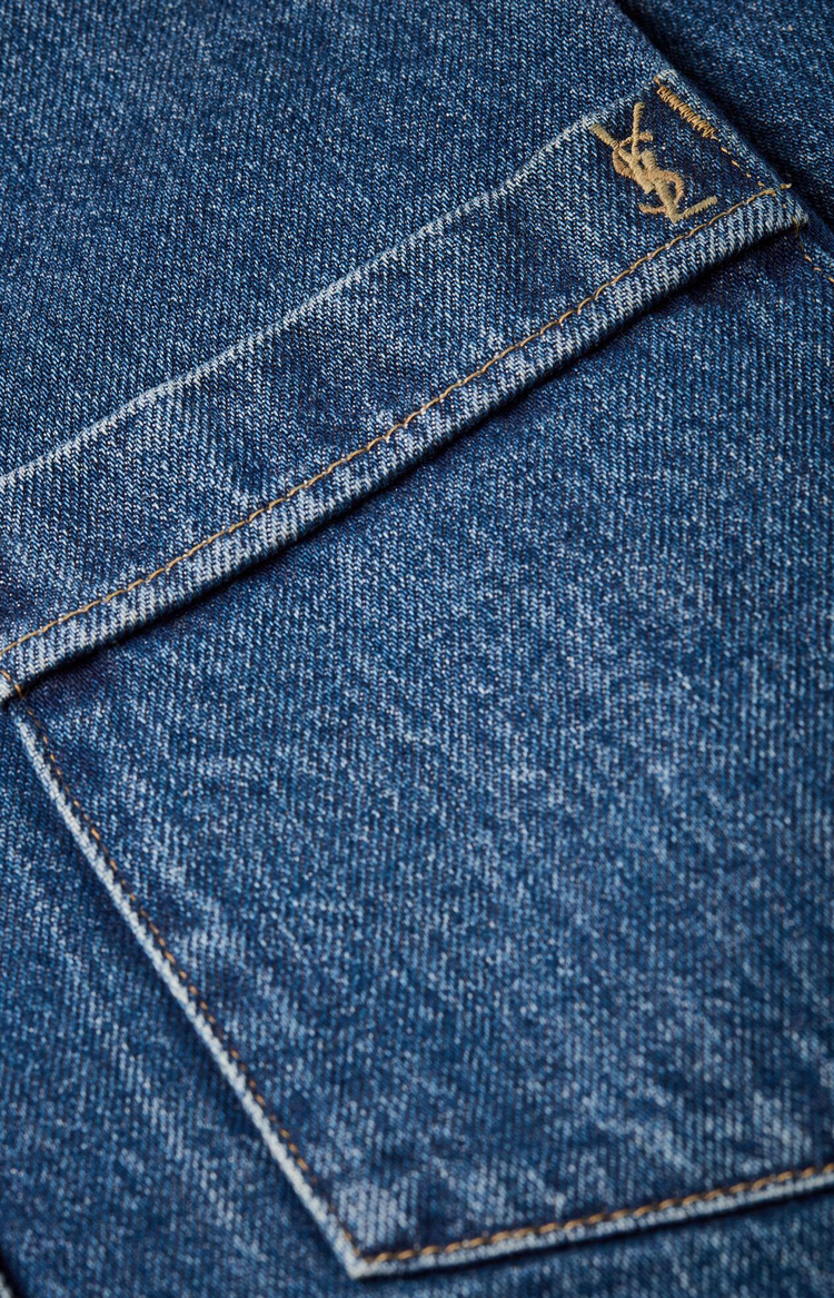 Cassandre Shirt in Denim in Blue