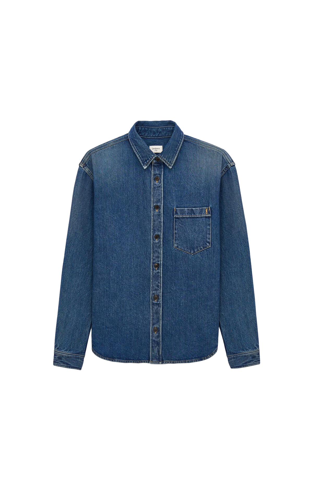 Cassandre Shirt in Denim in Blue