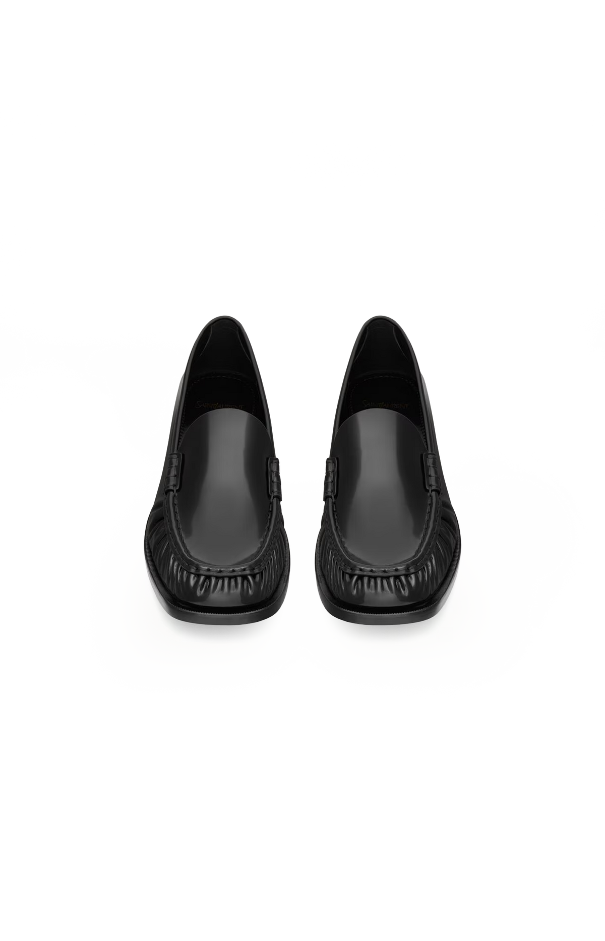 Theobald Loafers in Glazed Leather in Black