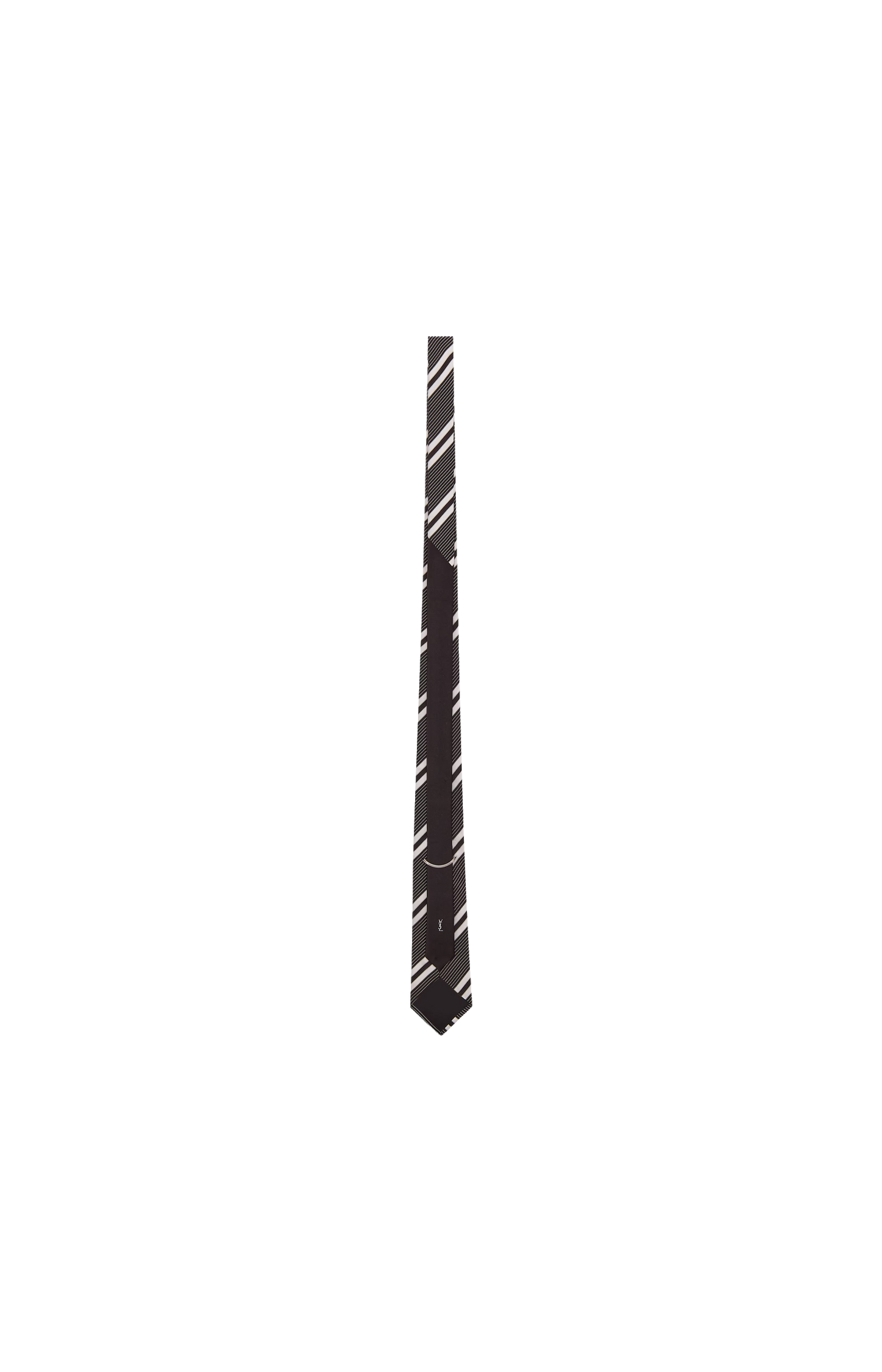 Striped Tie in Silk Jacquard