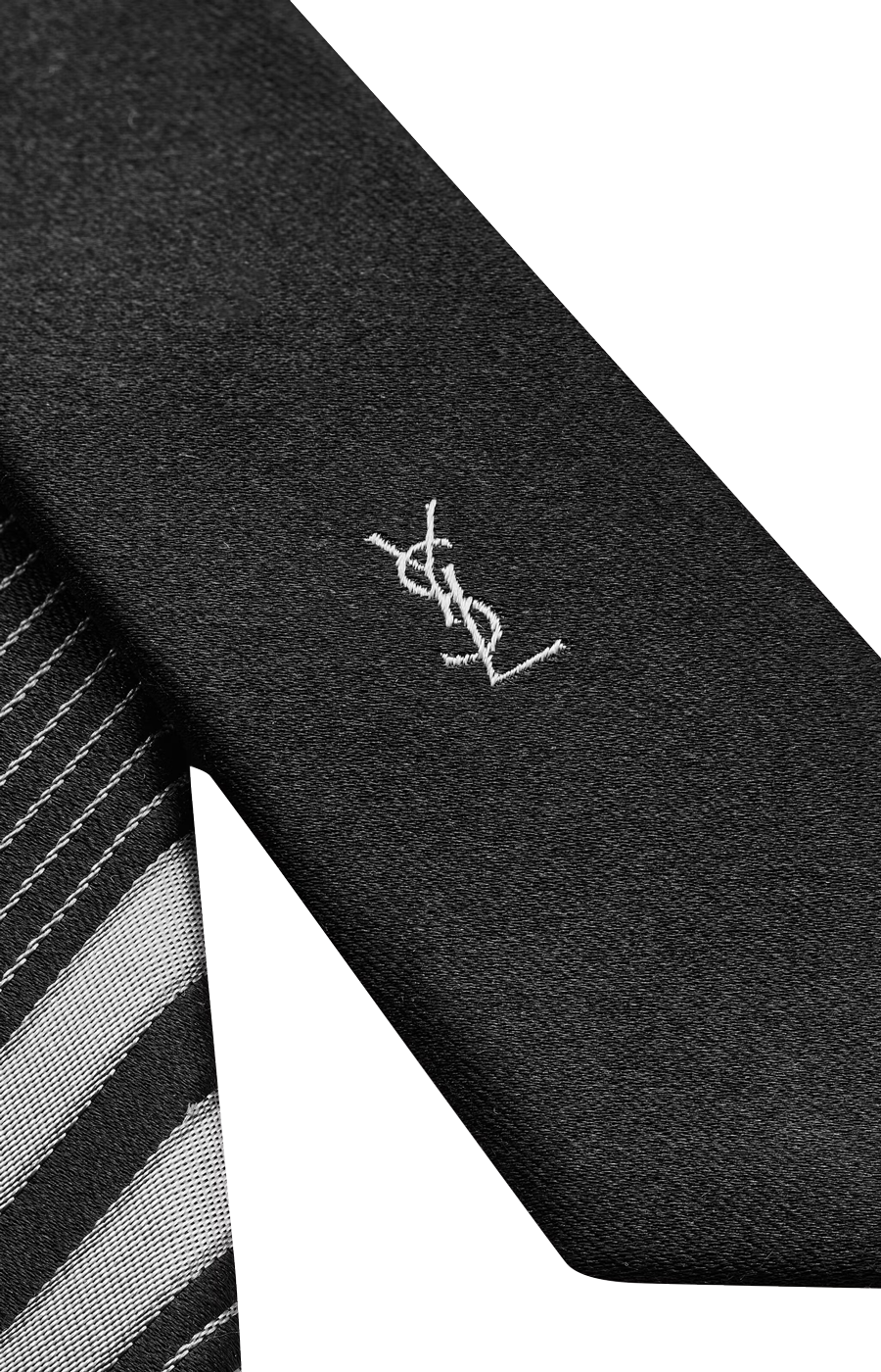 Striped Tie in Silk Jacquard