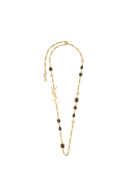 Cassandre Necklace in Enamel, Resin, and Metal