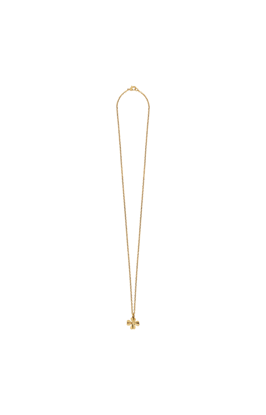 Clover Necklace in Metal in Gold