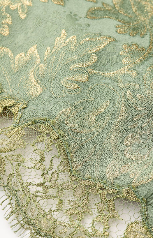 Baroque Mini Skirt in Jacquard and Lace