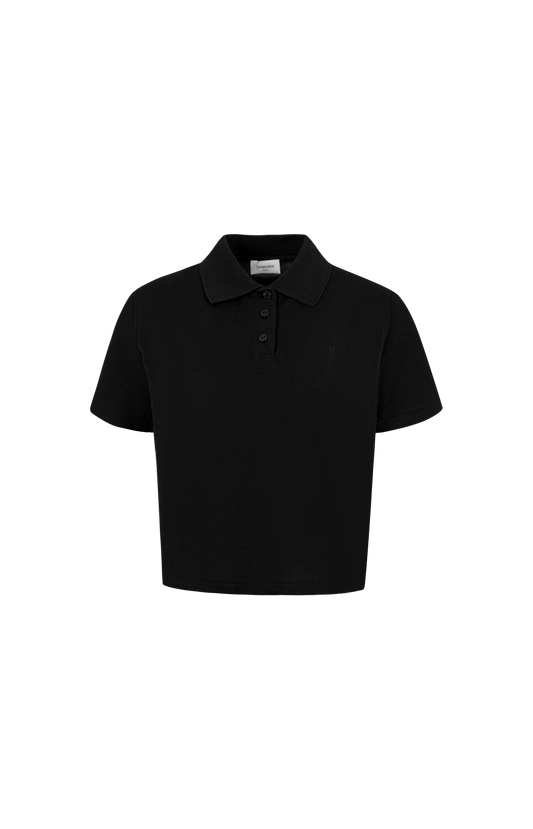 Saint Laurent Cassandre Polo Shirt in Piqué