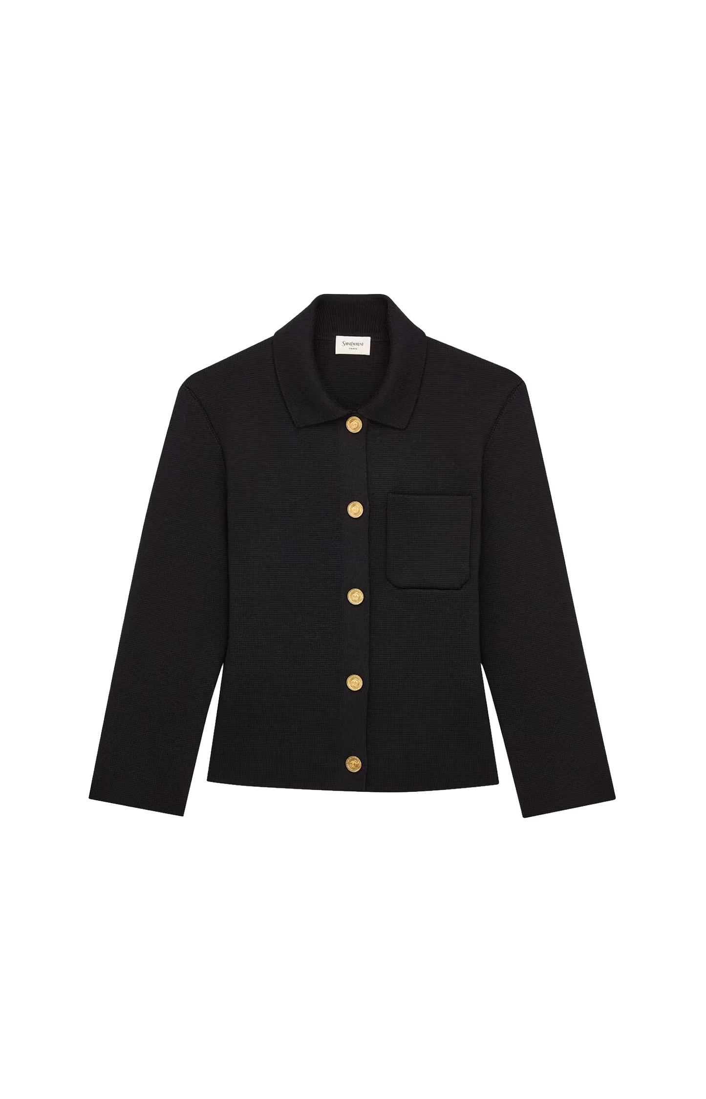 Polo Cardigan in Wool