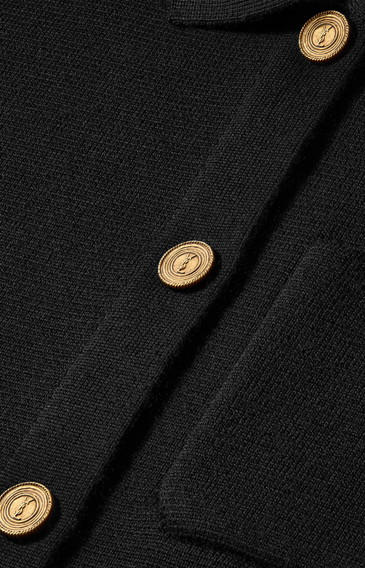Polo Cardigan in Wool