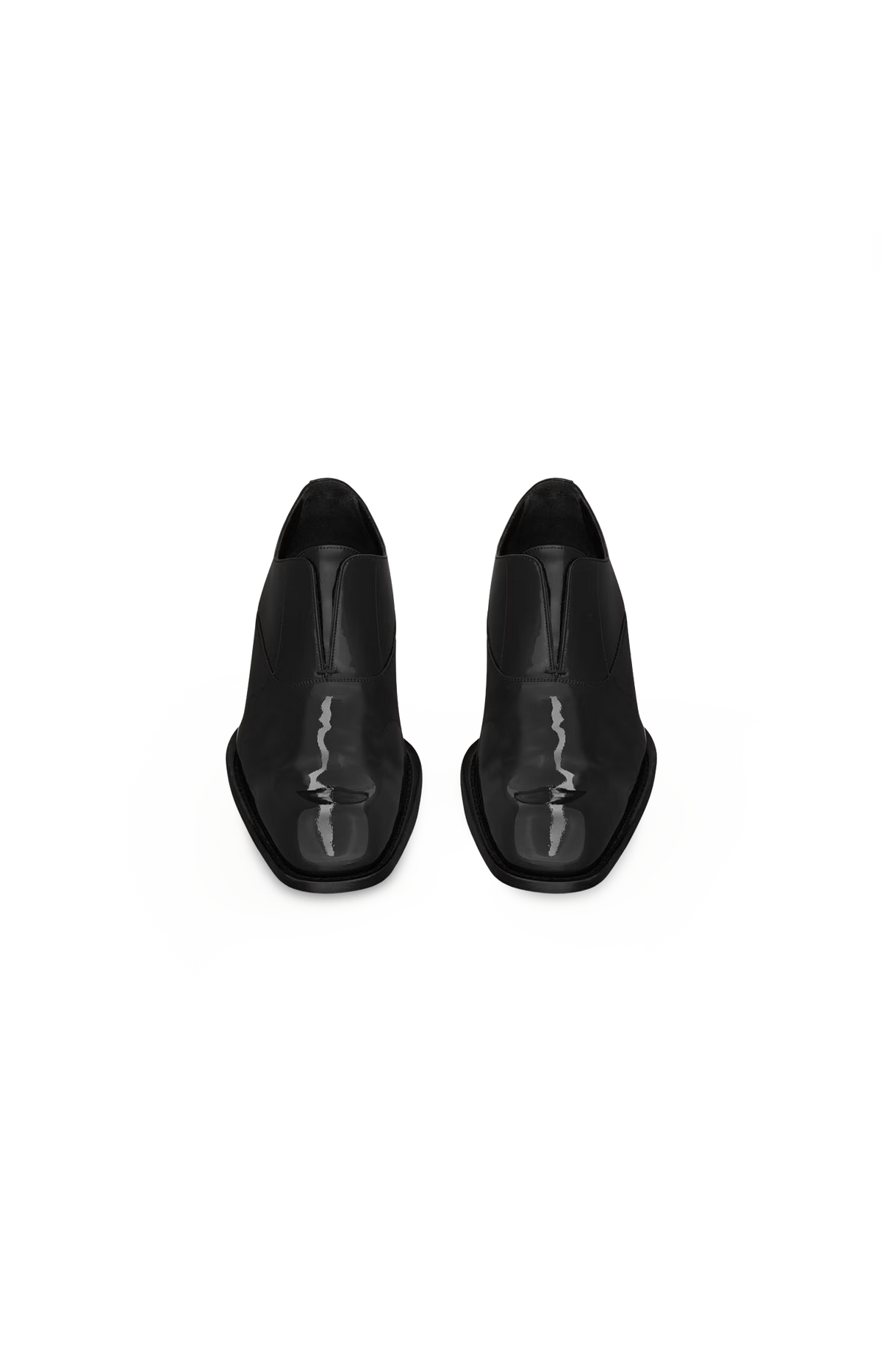 Milton Slip-On Oxfords in Patent Leather in Black