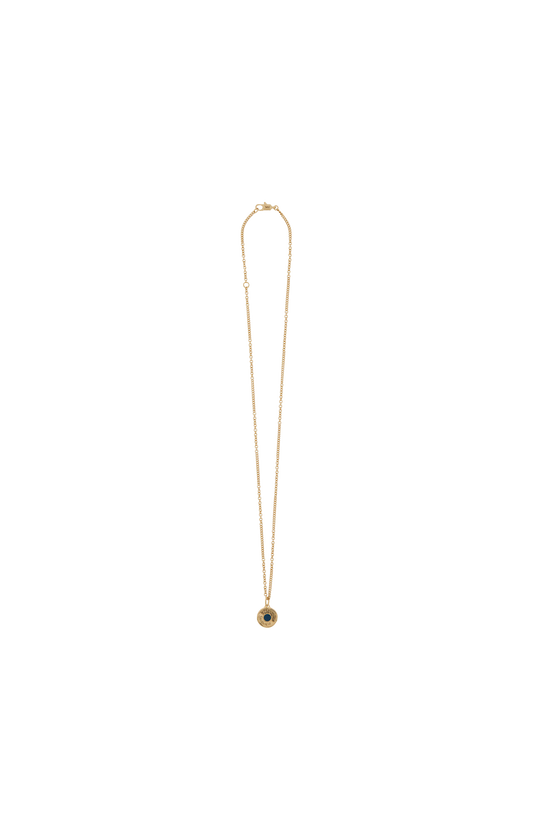 Saint Laurent Medallion Necklace in Metal