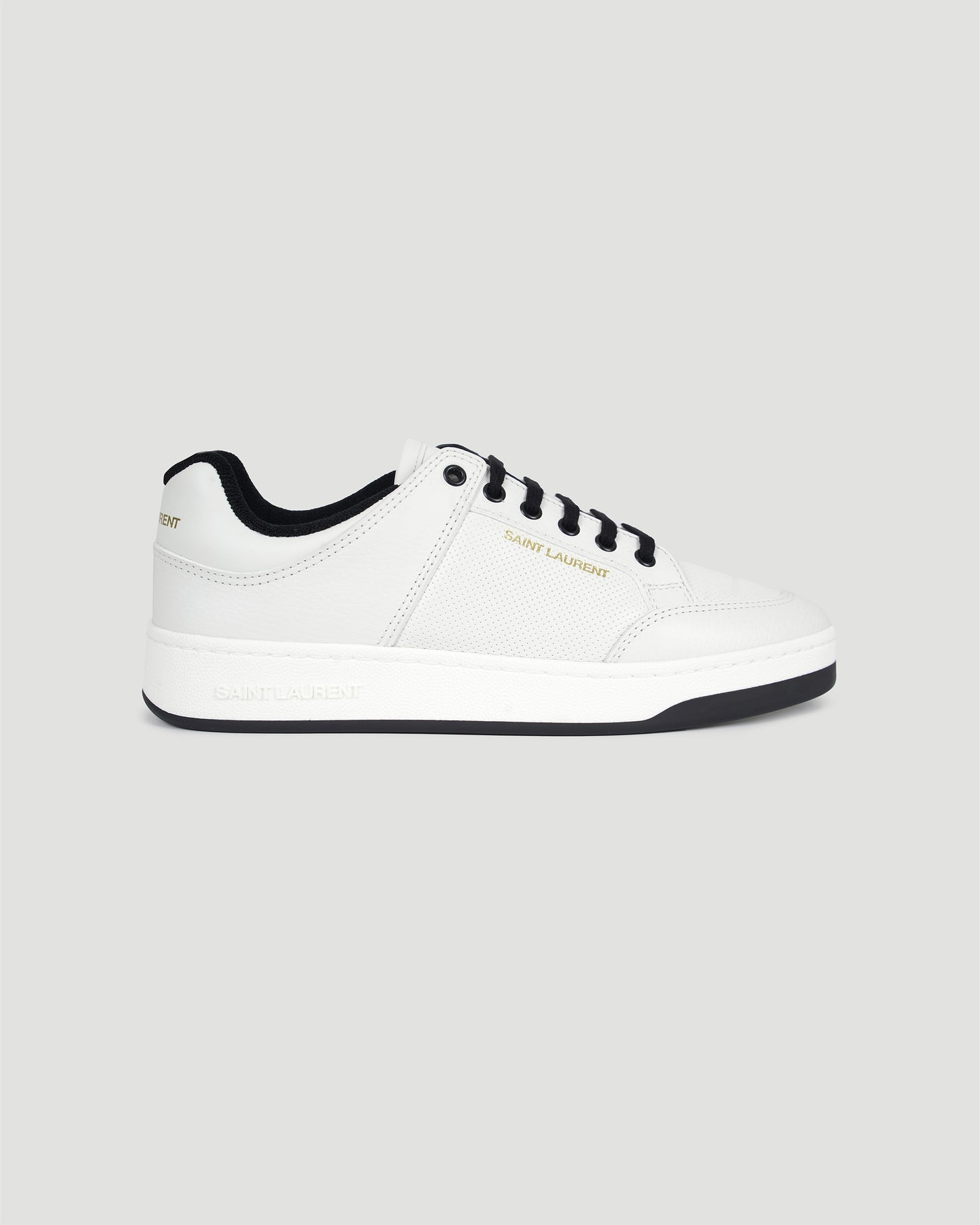 SL/61 LOW-TOP SNEAKERS IN SMOOTH AND GRAINED LEATHER
