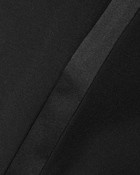 TUXEDO PANTS IN GRAIN DE POUDRE