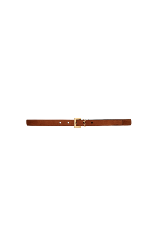Cassandre Thin Belt in Suede