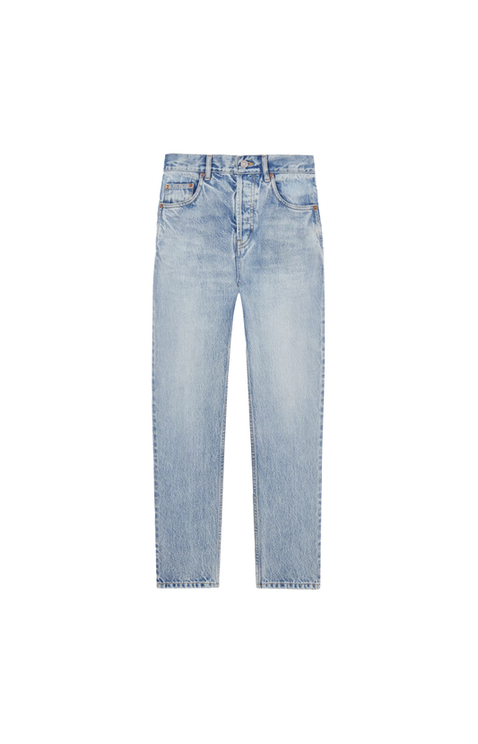 Saint Laurent 90's High-Rise Cropped Slim Jeans