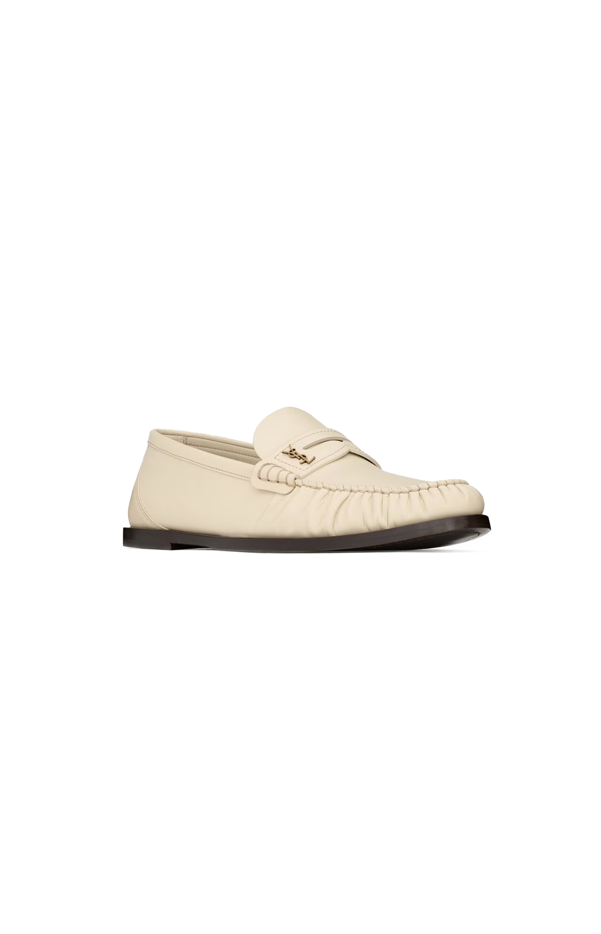Laurent Loafers in Smooth Leather in White