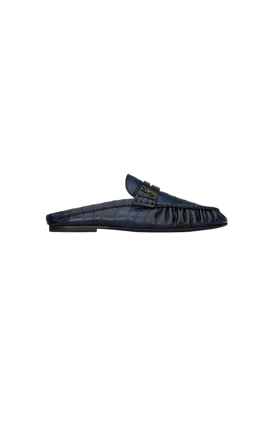 Le Loafer Mules in Eel
