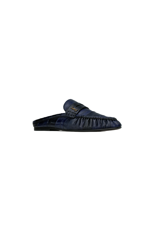 Le Loafer Mules in Eel