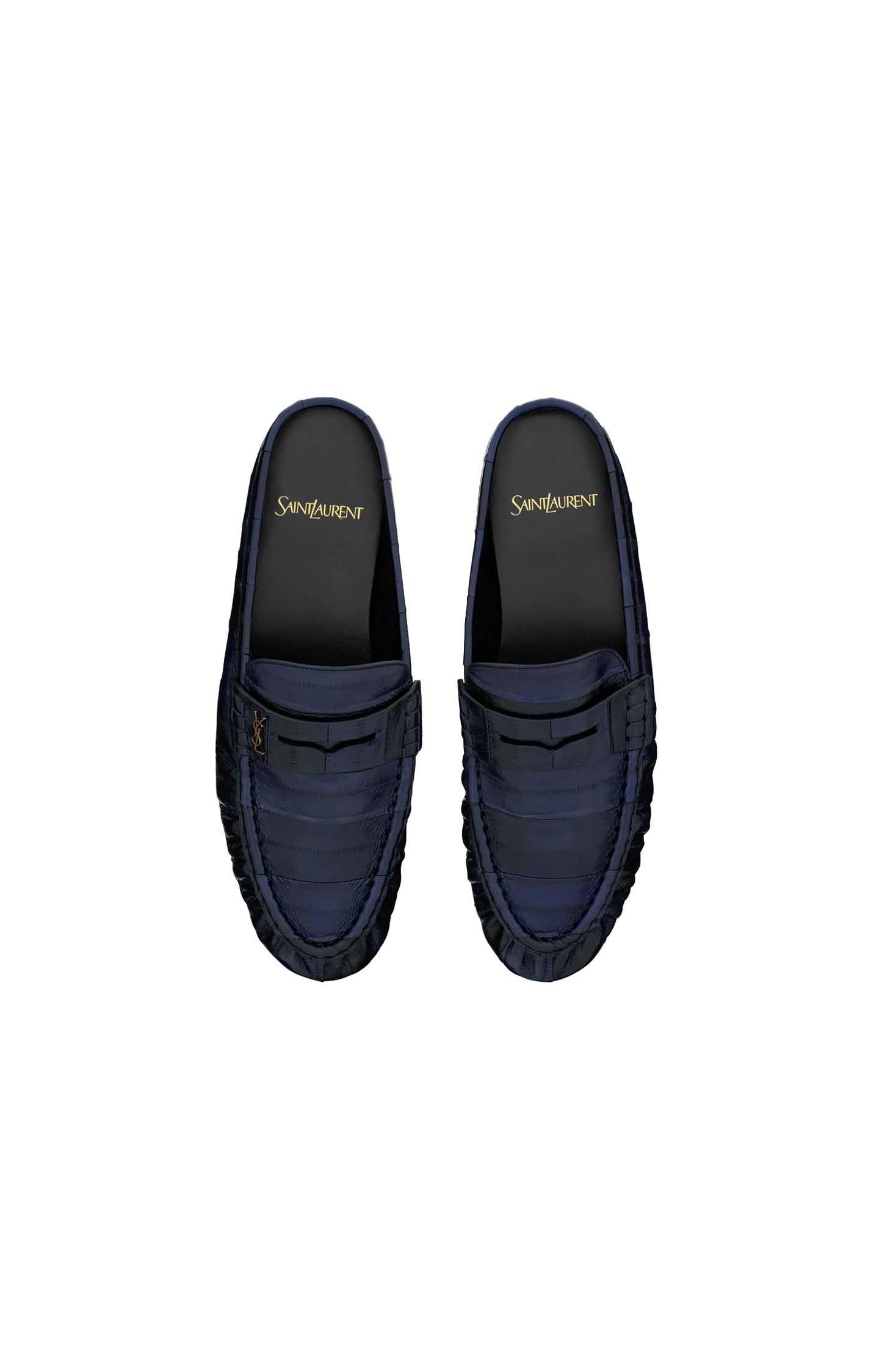 Le Loafer Mules in Eel