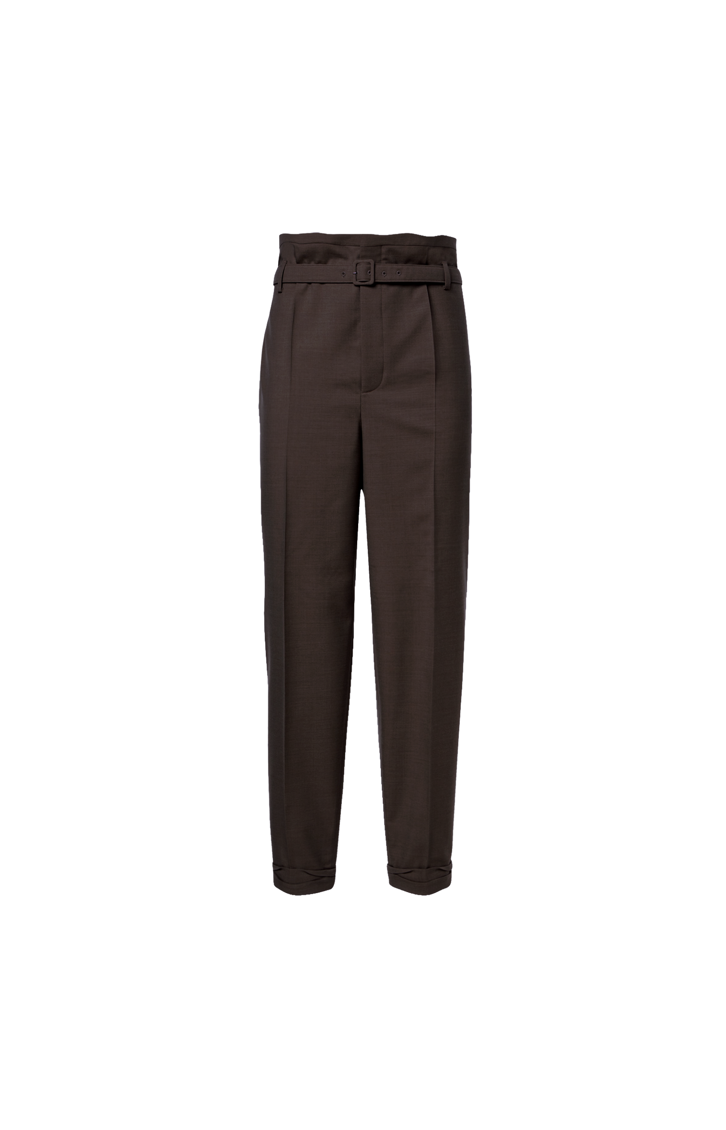 paperbag pants in wool and mohair