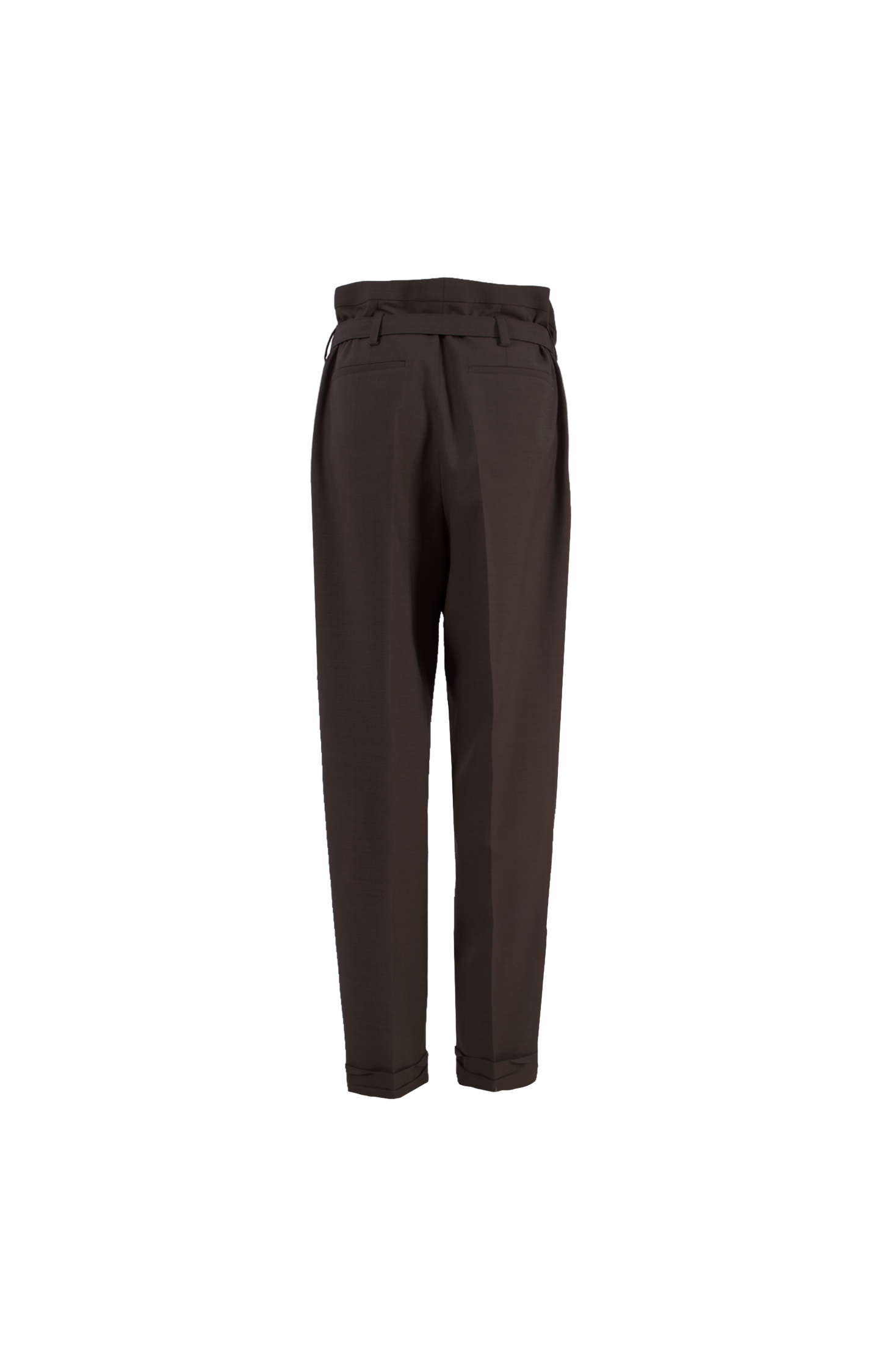 paperbag pants in wool and mohair